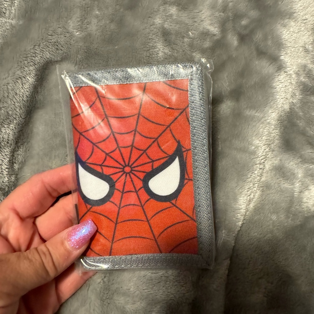 Spiderman Red and Gray Wallet